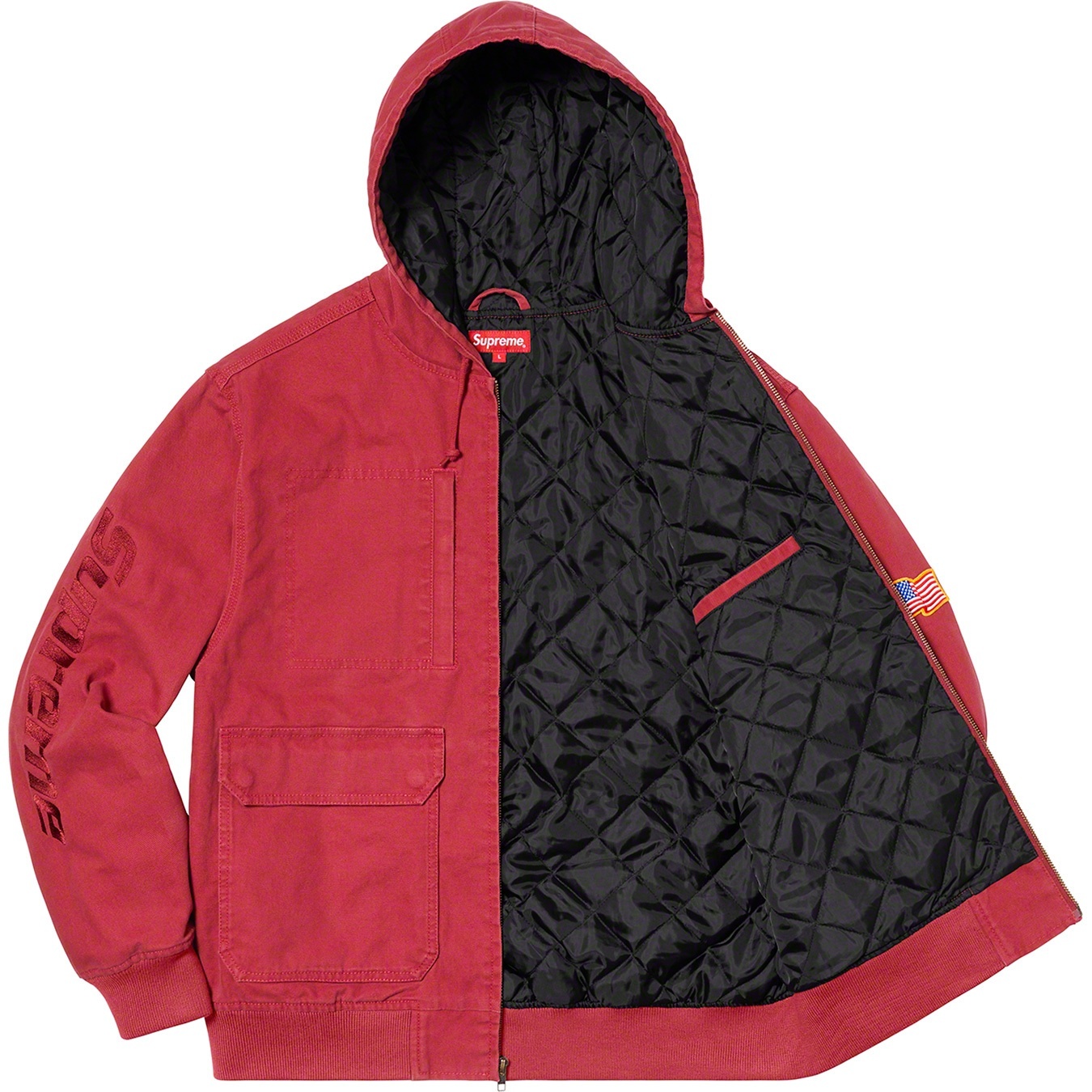Canvas Hooded Work Jacket view 3